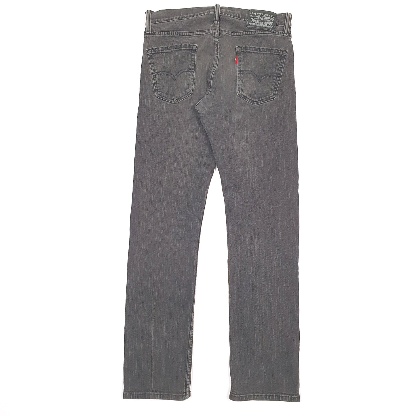 Levis 514 Straight Fit Jeans W30 L32 Grey