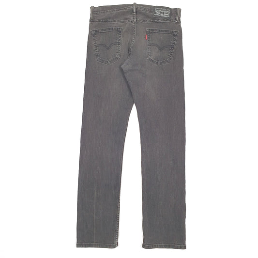 Levis 514 Straight Fit Jeans W30 L32 Grey