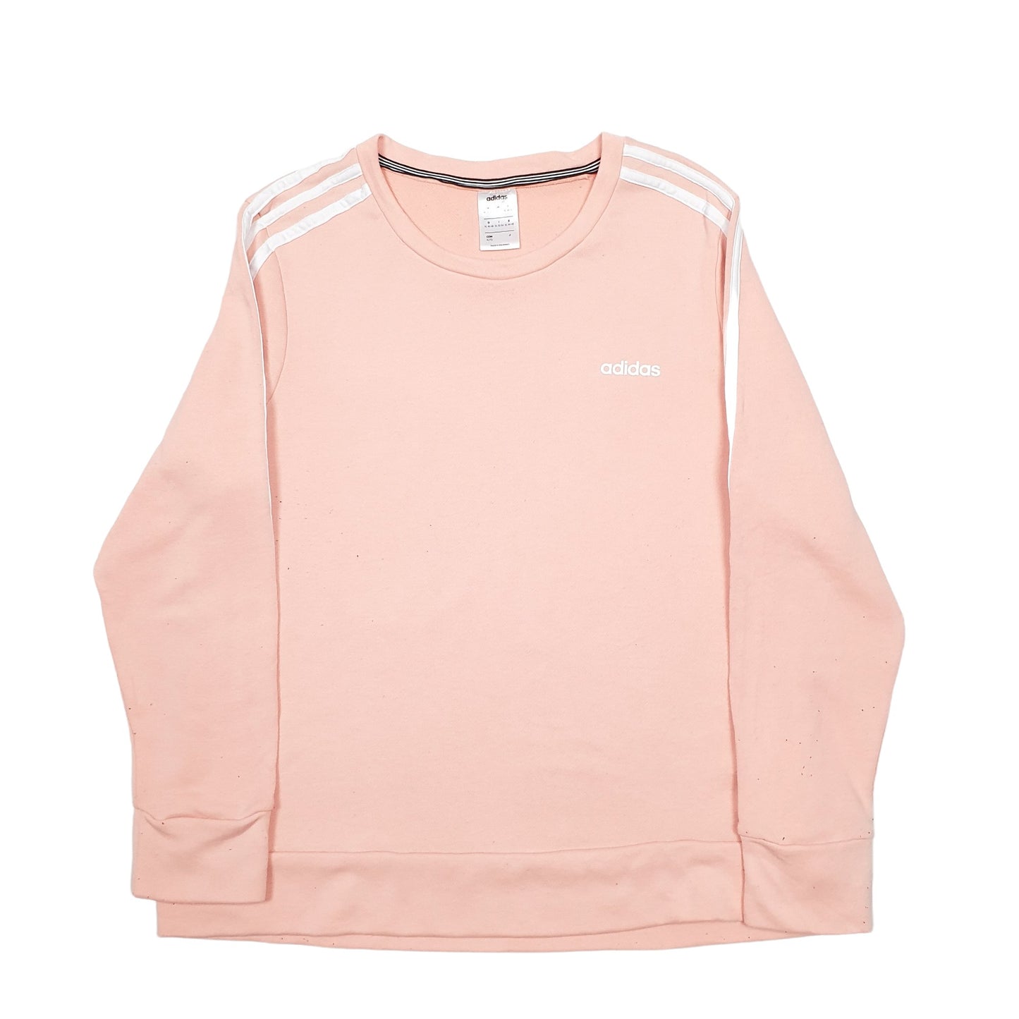 Womens Peach Adidas  Crewneck Jumper