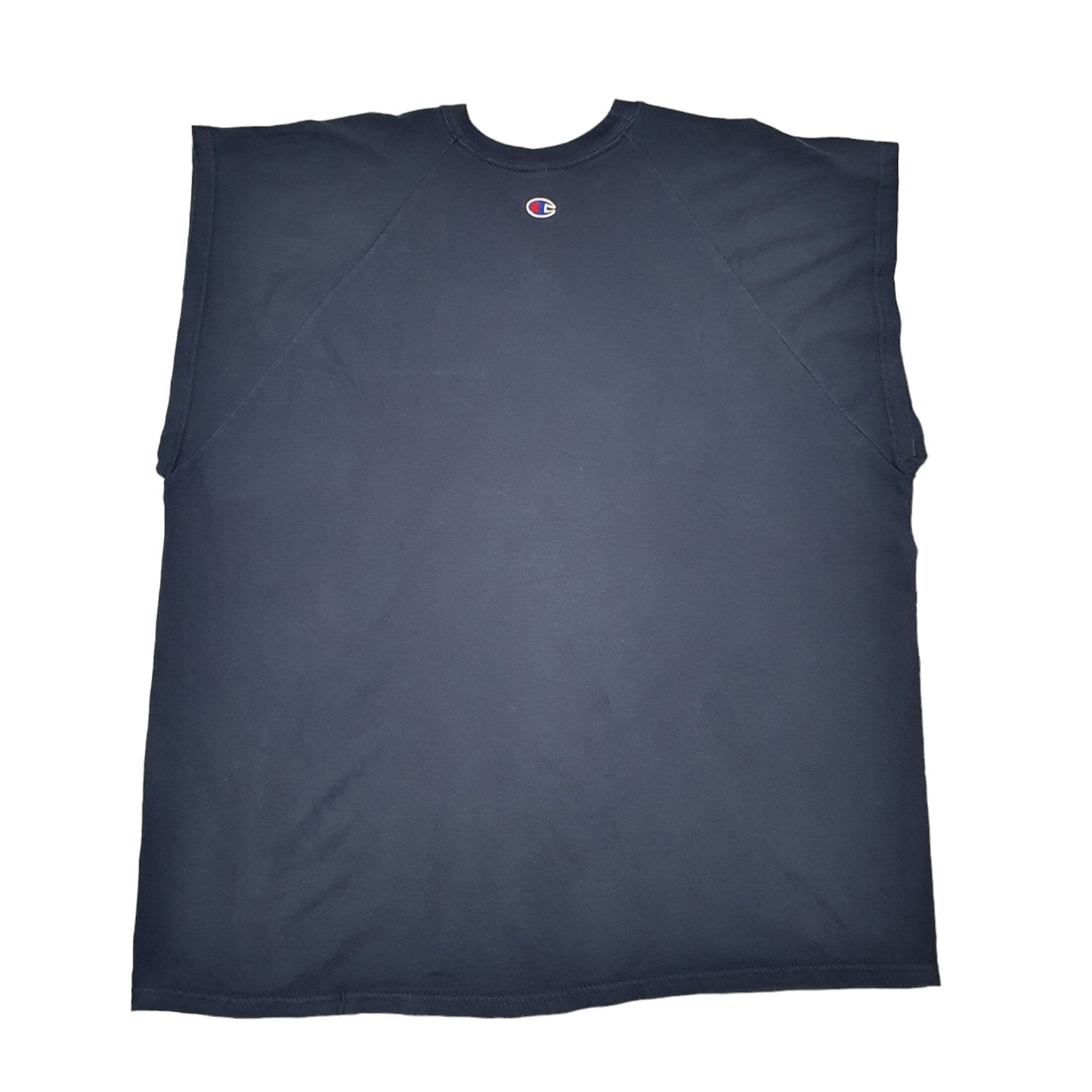 Champion Sleeveless Short Sleeve T Shirt Navy
