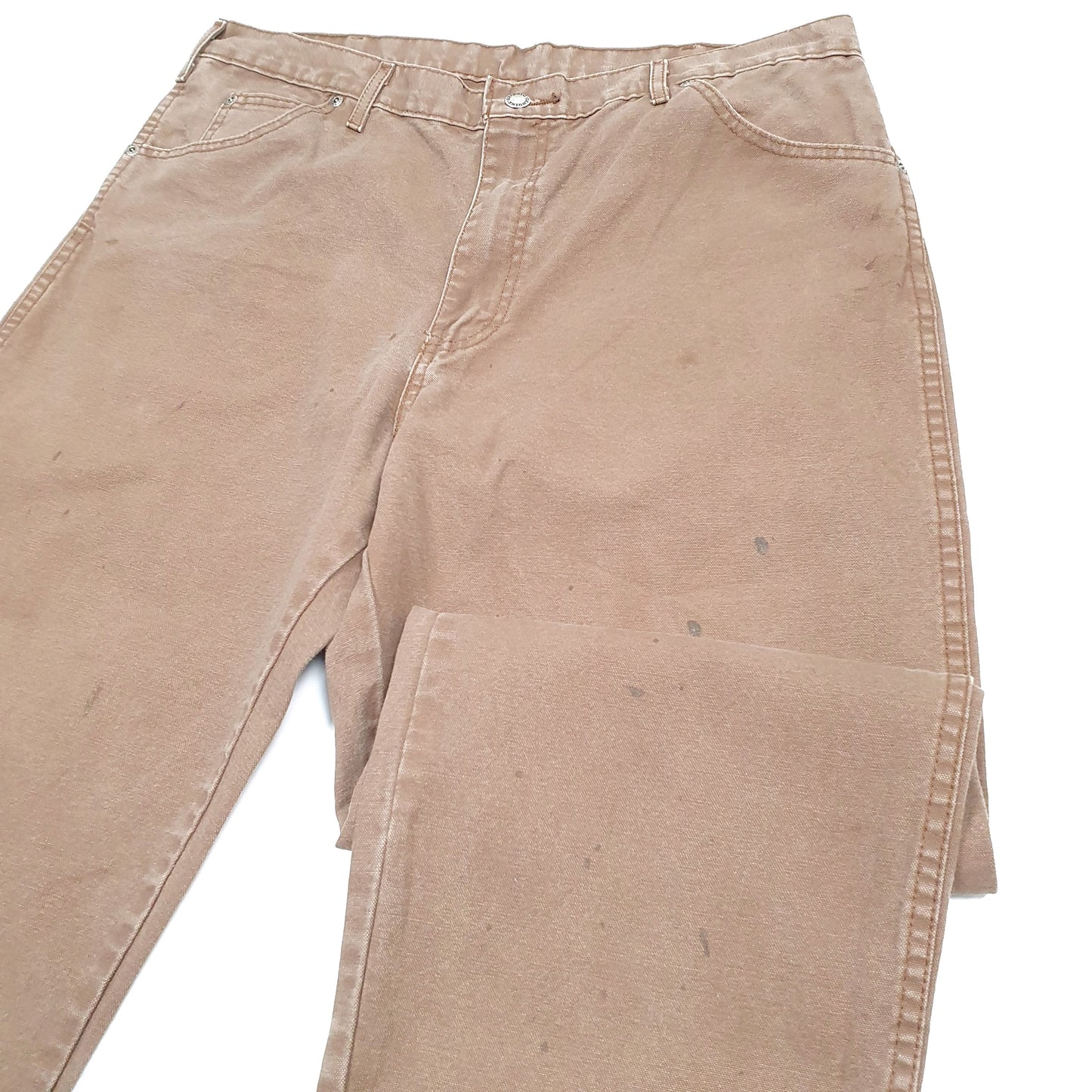 Mens Dickies Brown Carpenter Trousers W36 L29 Brown