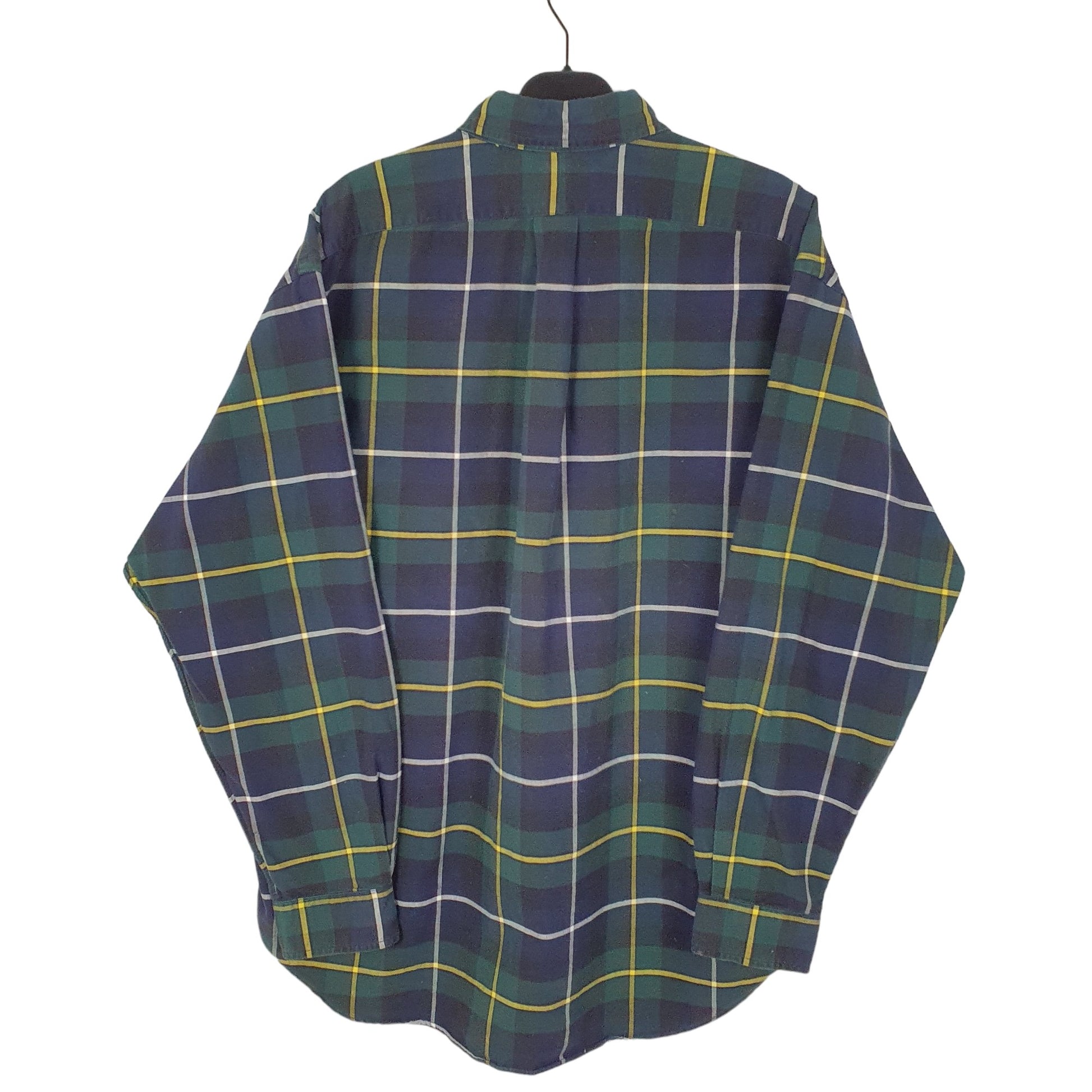 Ralph Lauren Long Sleeve Regular Fit Check Shirt Green