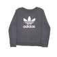 Mens Black Adidas Originals Spellout Crewneck Jumper