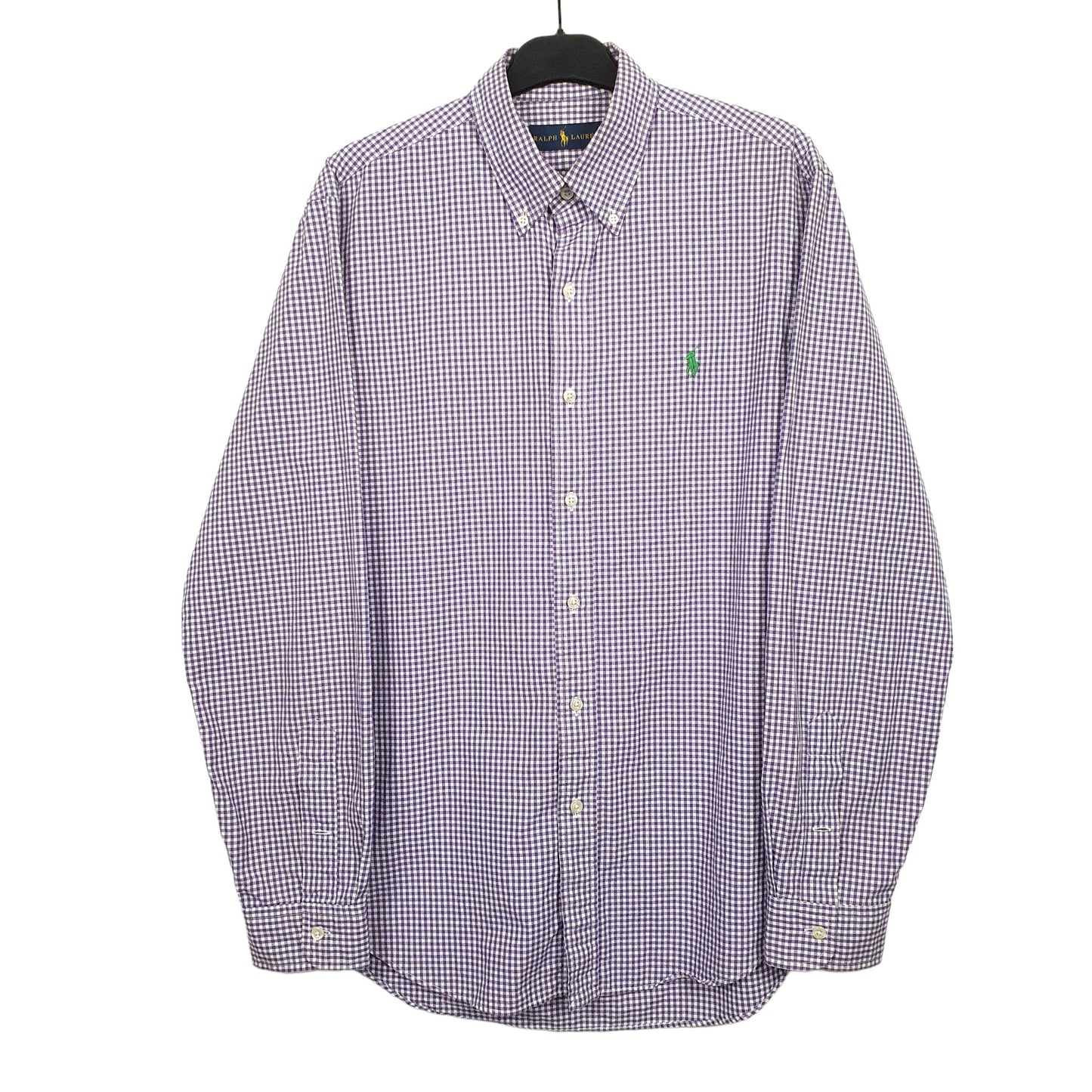 Ralph Lauren Long Sleeve Regular Fit Check Shirt Purple