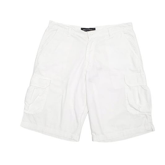 Mens White Paper Denim & Cloth  Cargo Shorts