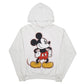 Mens White Disney Mickley Mouse Disney Hoodie Jumper