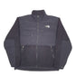 Mens Black The North Face Denali Fleece Full Zip Coat