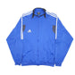 Mens Blue Adidas Track Softshell Full Zip Jumper