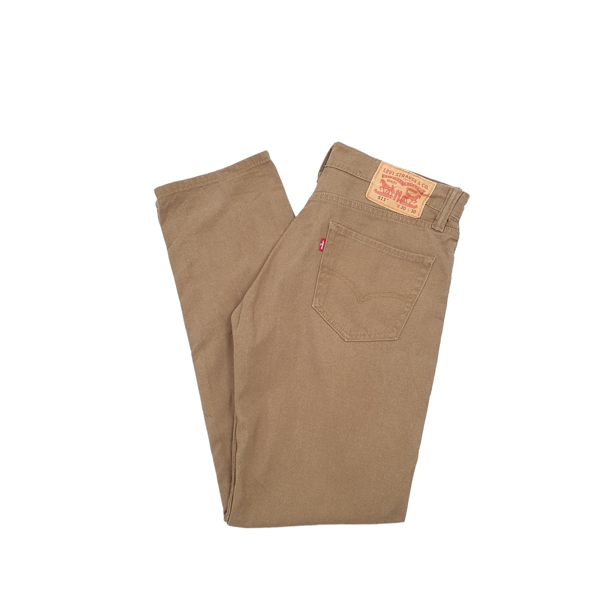 Levis 511 Slim Fit Jeans W30 L29 Brown