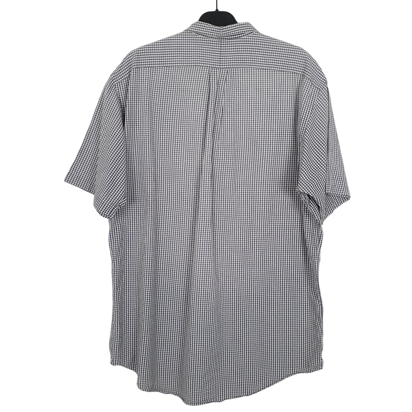 Ralph Lauren Short Sleeve Custom Fit Check Shirt Grey