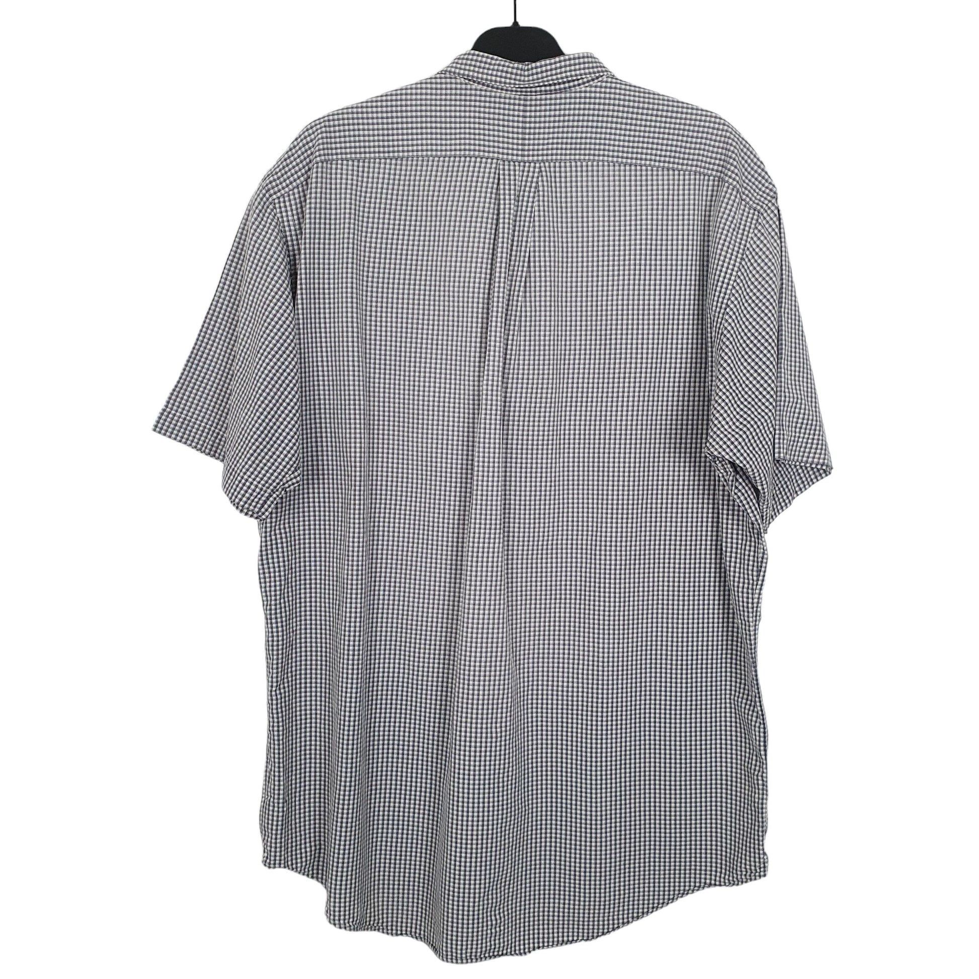 Ralph Lauren Short Sleeve Custom Fit Check Shirt Grey