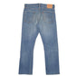 Mens Blue Levis Selvedge Redlines 513 JeansW34 L32