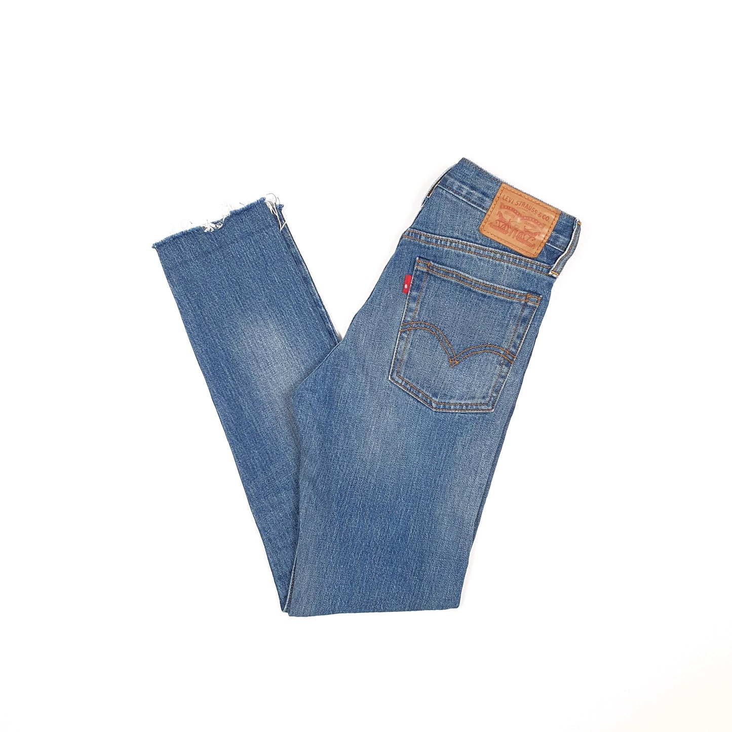 Levis 510 Skinny Fit Jeans W24 L27 Blue