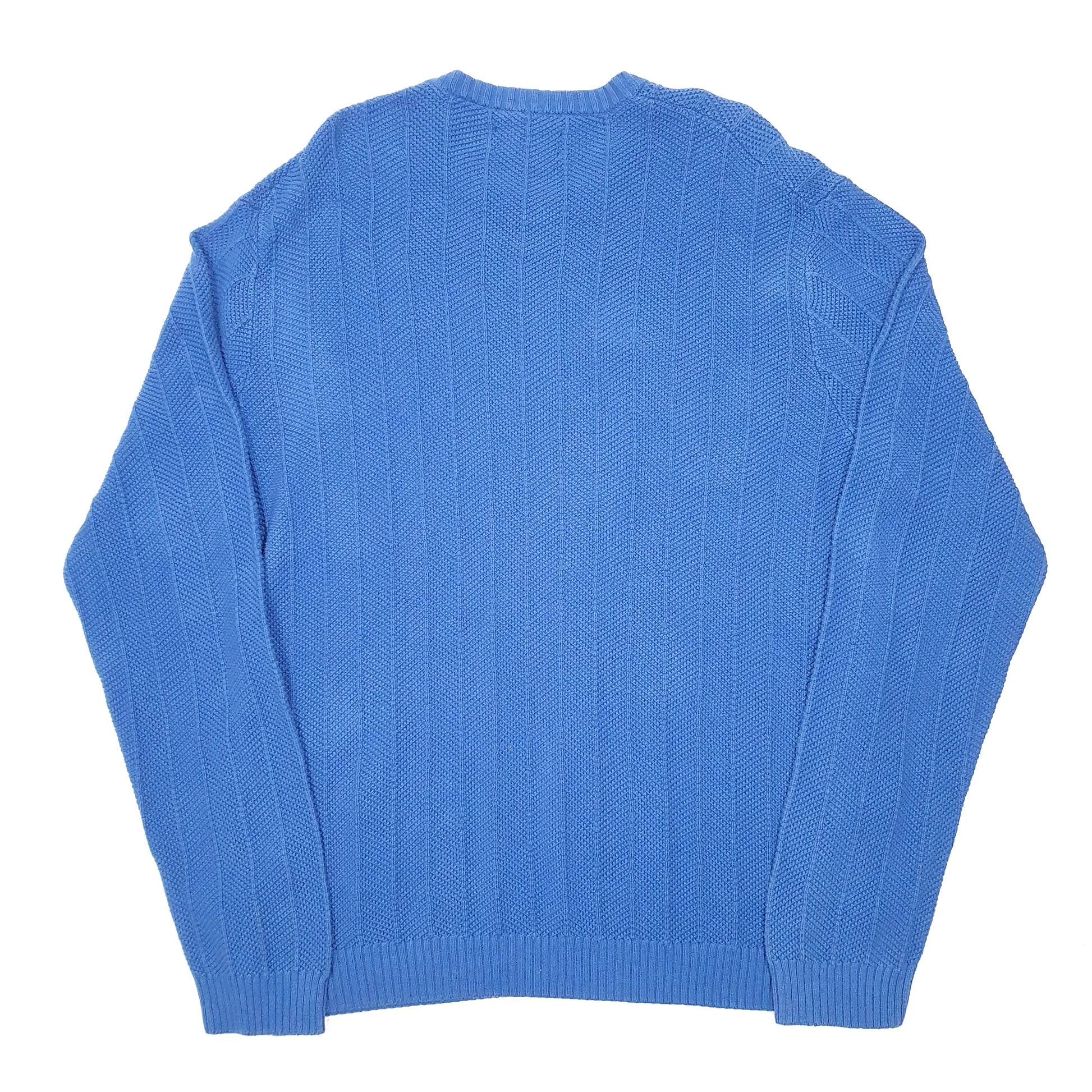 Mens Blue Ralph Lauren Chaps Knit Jumper Crewneck Jumper
