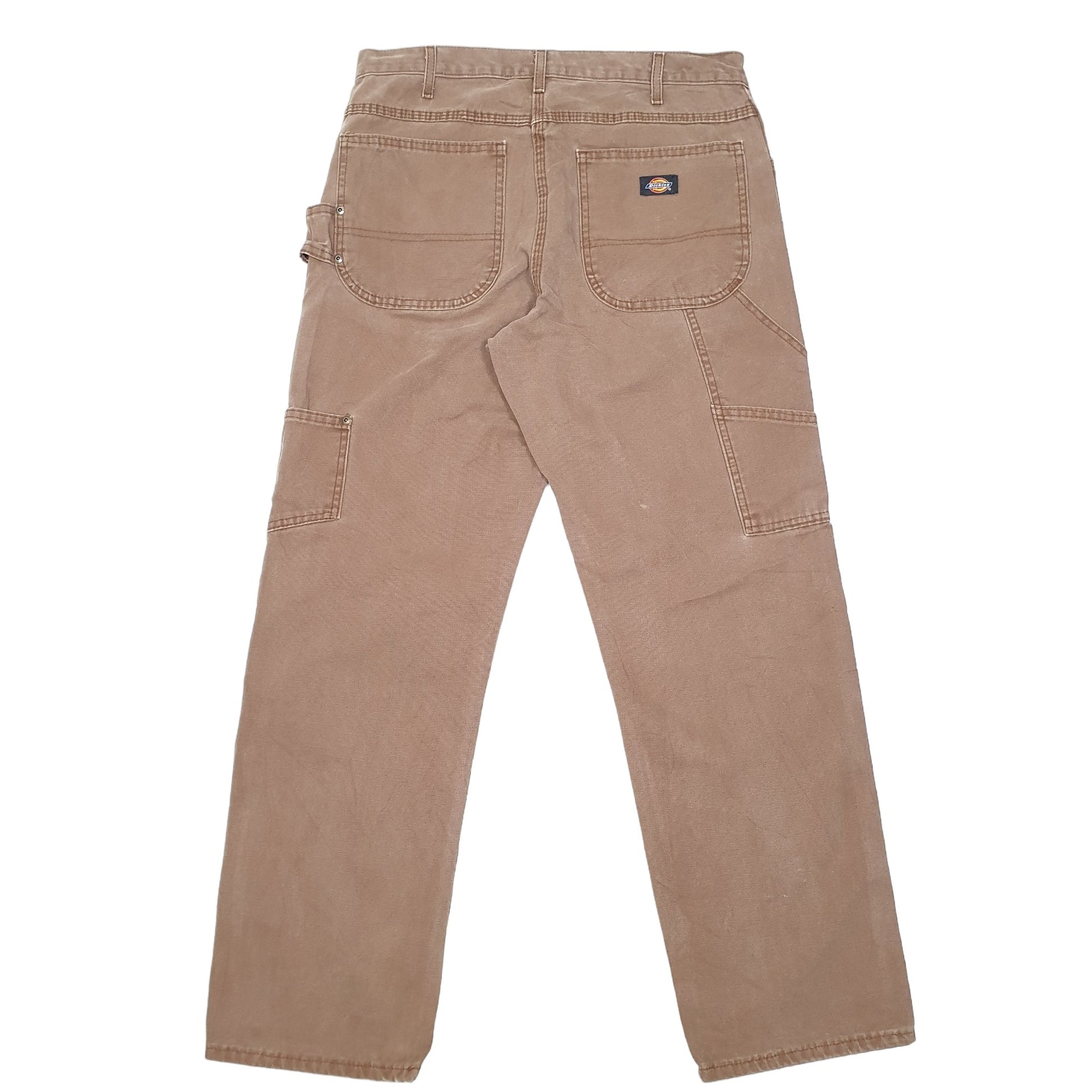 Mens Brown Dickies  Carpenter Trousers