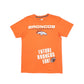 NFL Denver Broncos Pregancy Maternity Short Sleeve T Shirt Orange