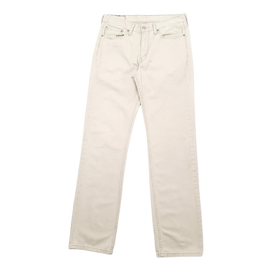 Levis 514 Straight Fit Jeans W32 L34 Beige