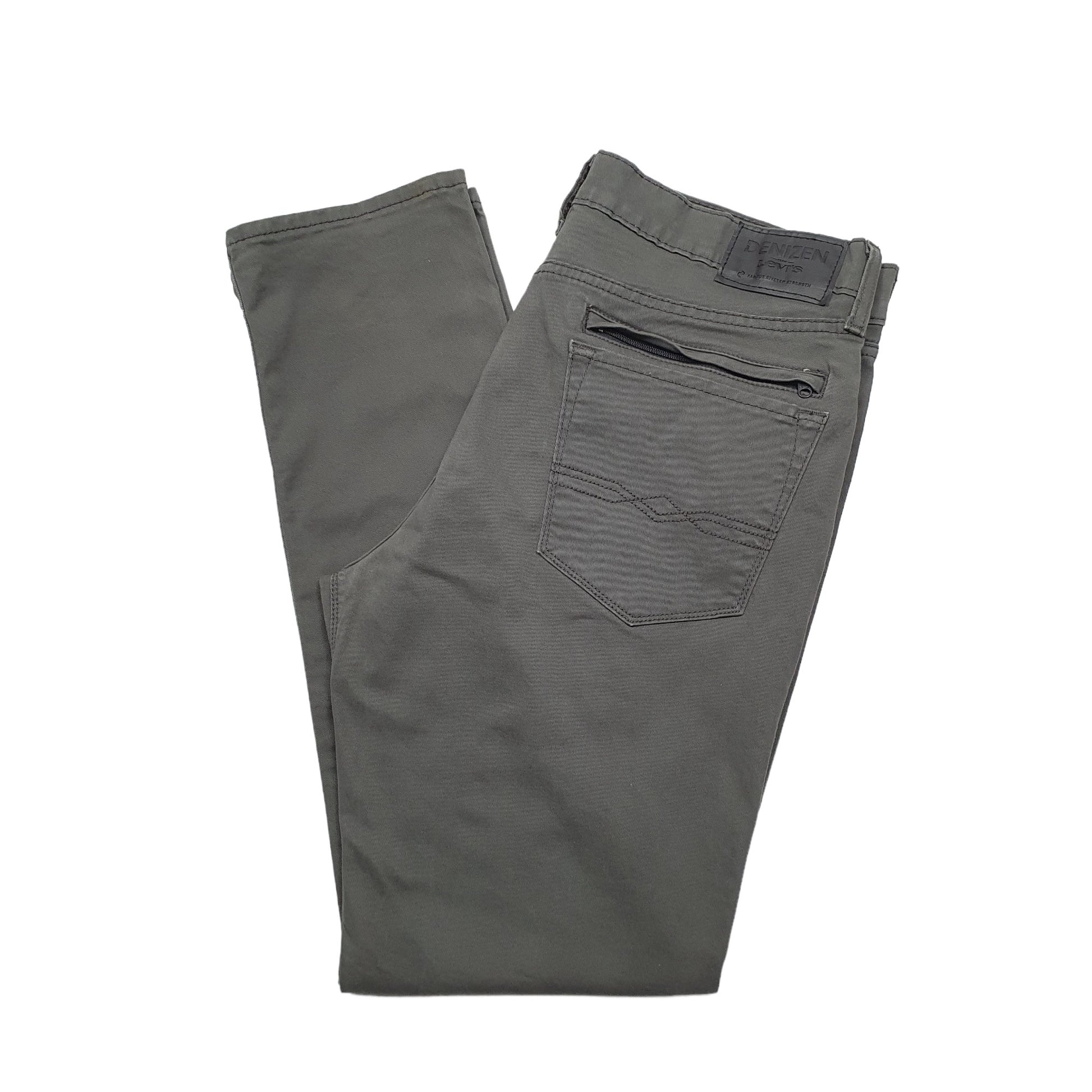 Mens Levis Green Chino Trousers W34 L30 Green