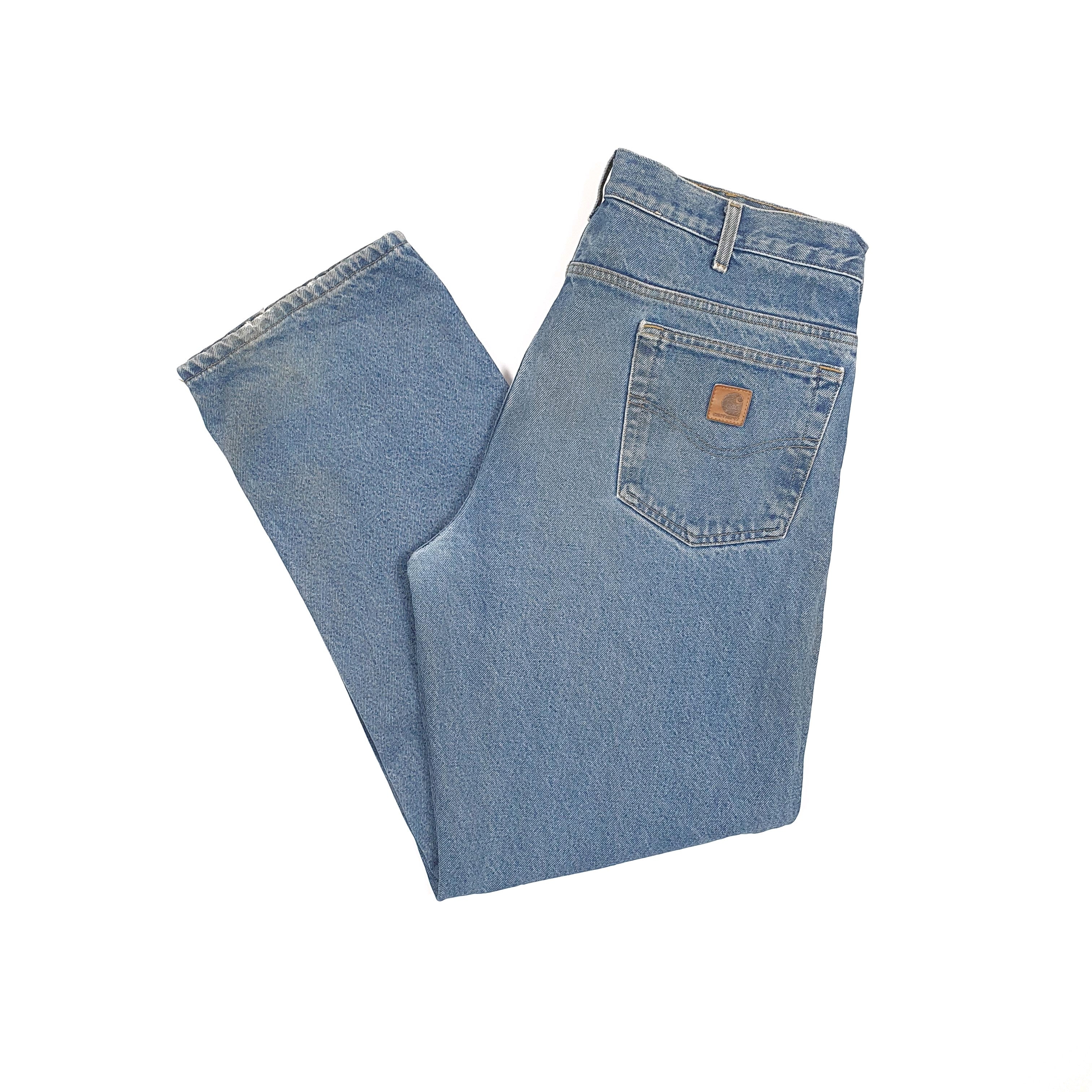 Carhartt lined sales jeans mens