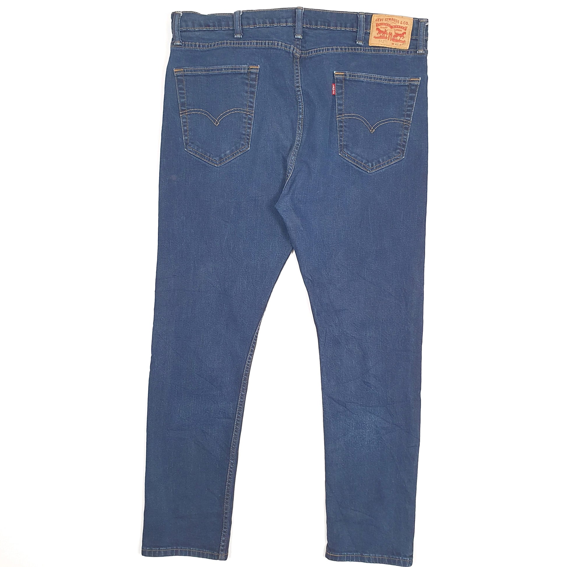 Levis 512 Slim Fit Jeans W42 L32 Blue