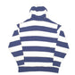 Mens White Polo Ralph Lauren Rugby Shirt Hooded Striped Hoodie Jumper