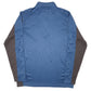 Mens Blue Reebok Active Capital One Quarter Zip Jumper
