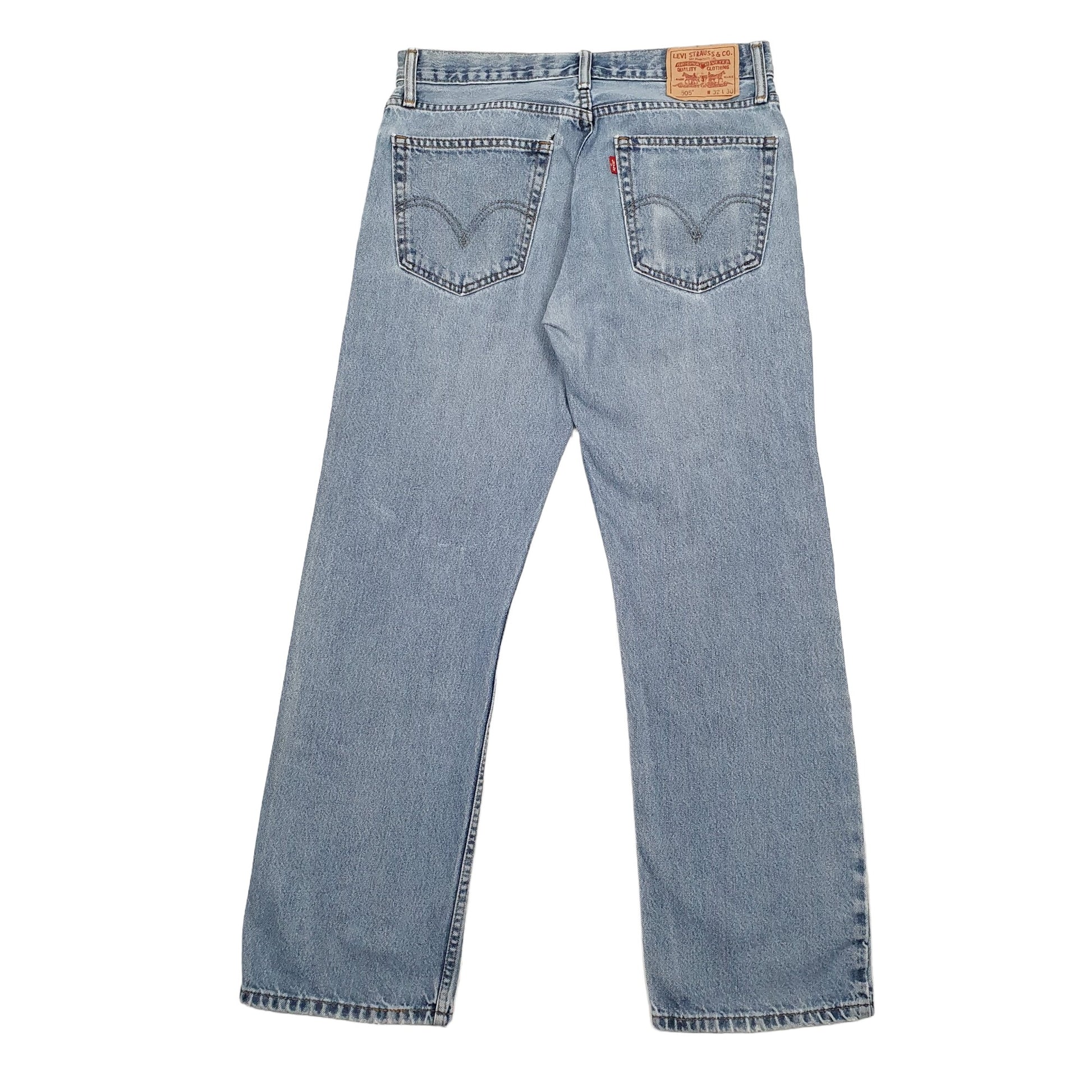 Levis 505 Regular Fit Jeans W32 L30 Blue