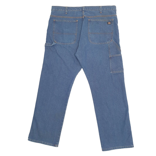 Mens Blue Dickies  Carpenter Trousers