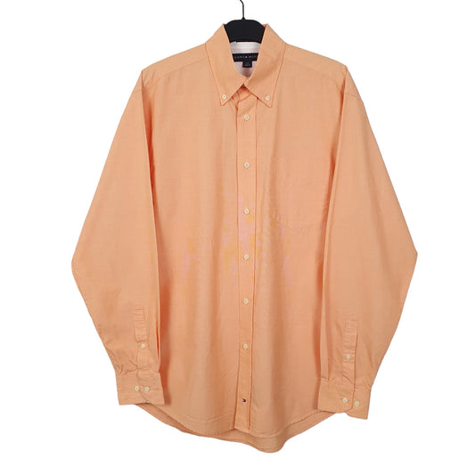 Tommy Hilfiger Long Sleeve Regular Fit Shirt Orange