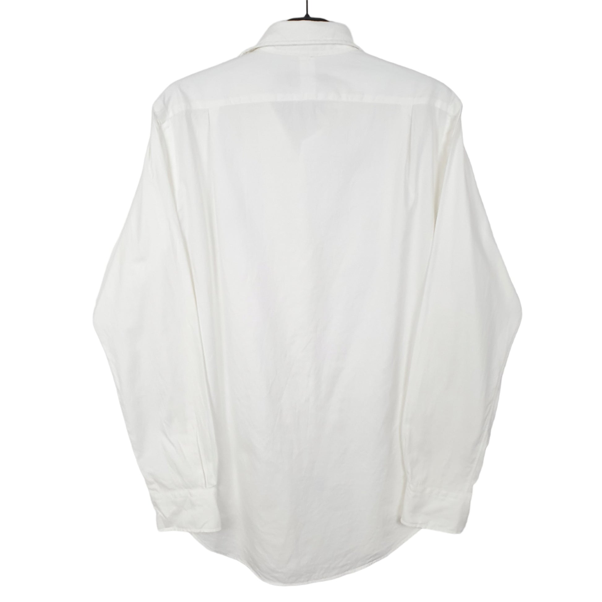 Mens White Ralph Lauren Oxford Long Sleeve Shirt