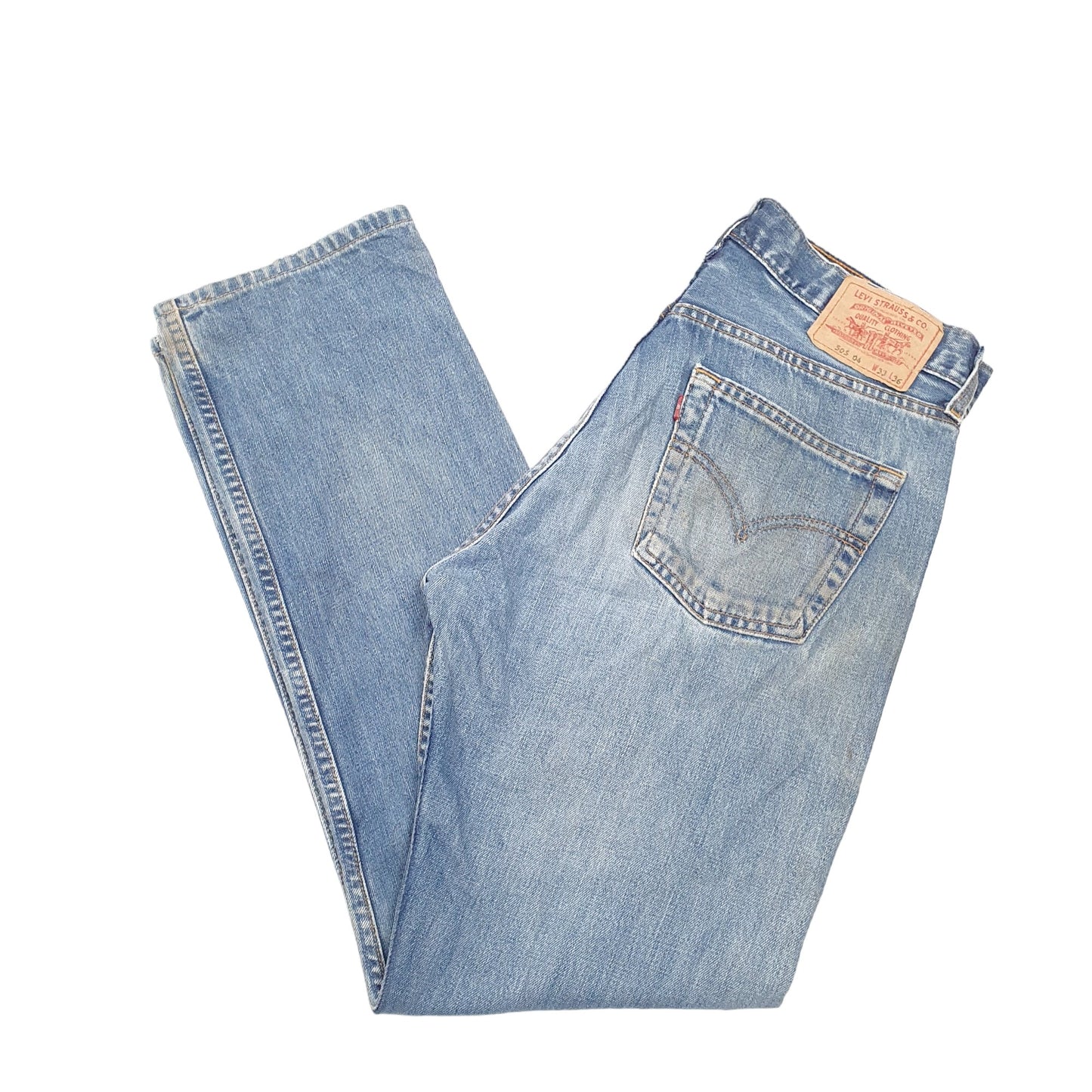 Mens Blue Levis  505 JeansW33 L32