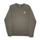 Mens Khaki Nike  Crewneck Jumper