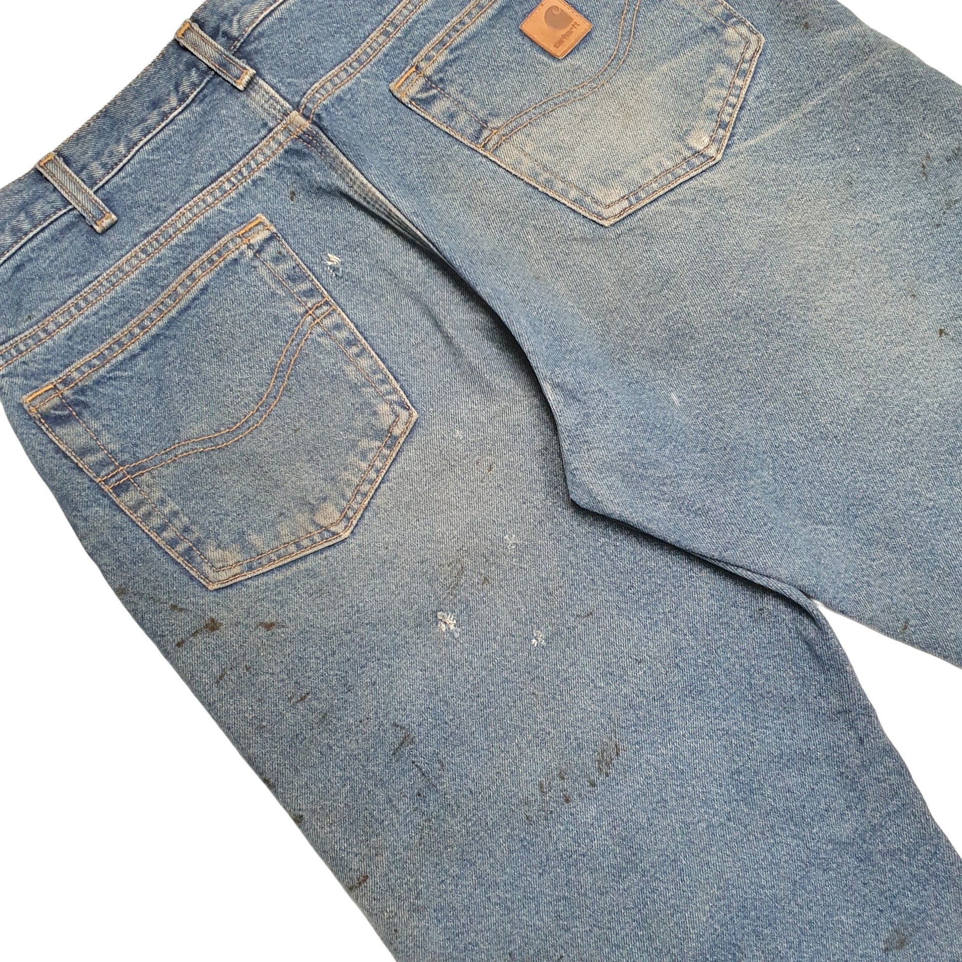 Mens Blue Carhartt  Carpenter JeansW34 L30