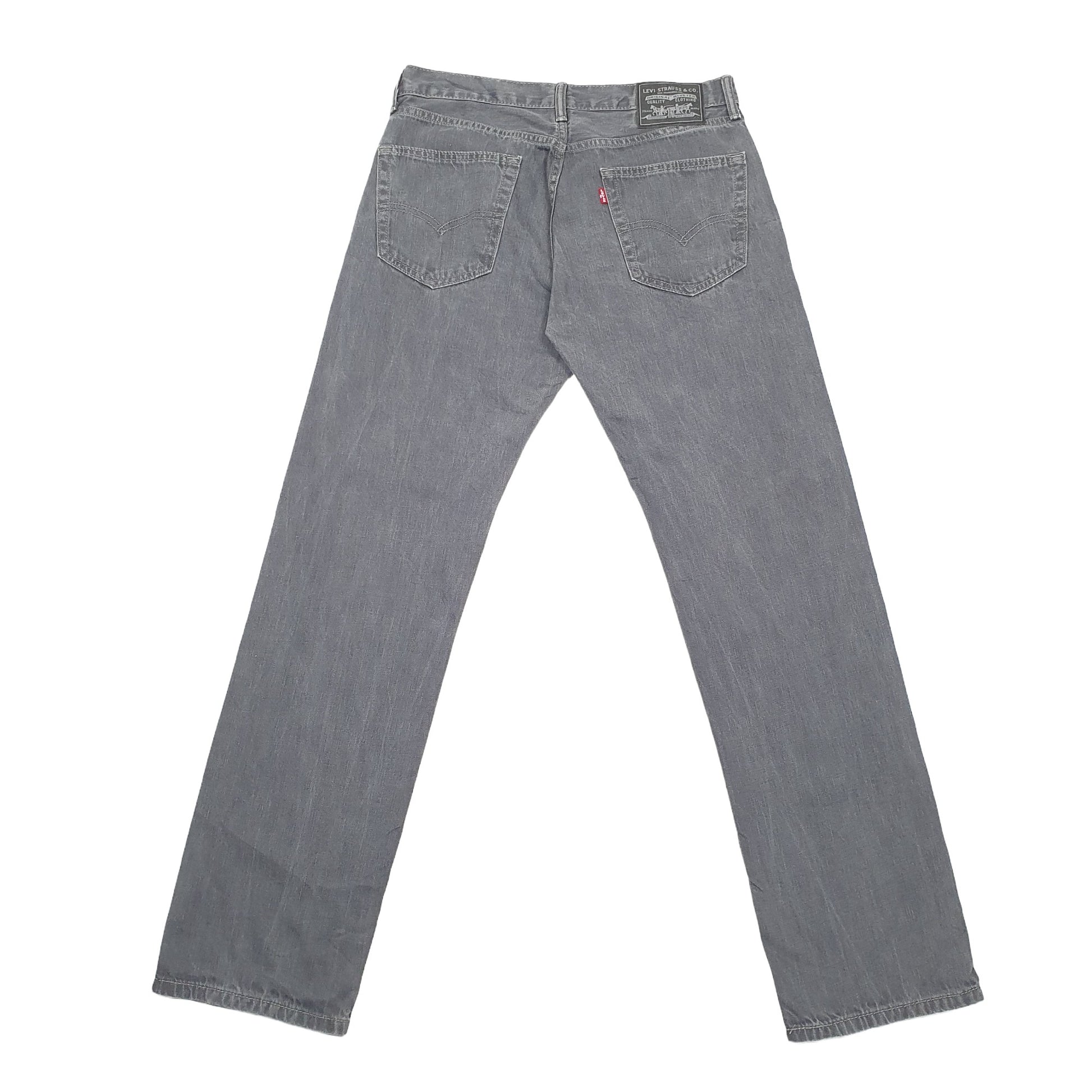 Levis Casual Straight Fit Jeans W33 L32 Black