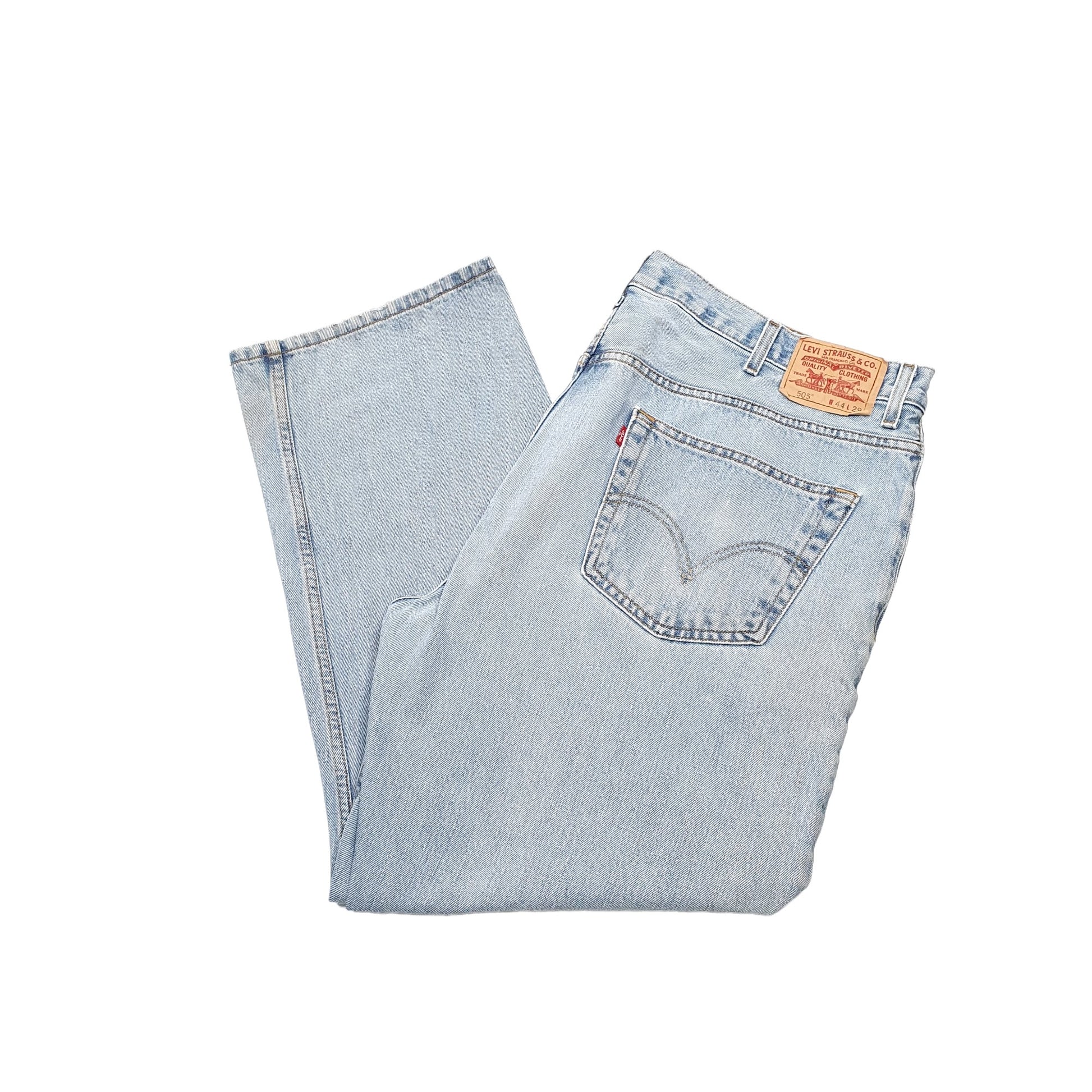 Levis 505 Regular Fit Jeans W44 L30 Blue