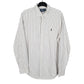 Ralph Lauren Long Sleeve Custom Fit Striped Shirt White