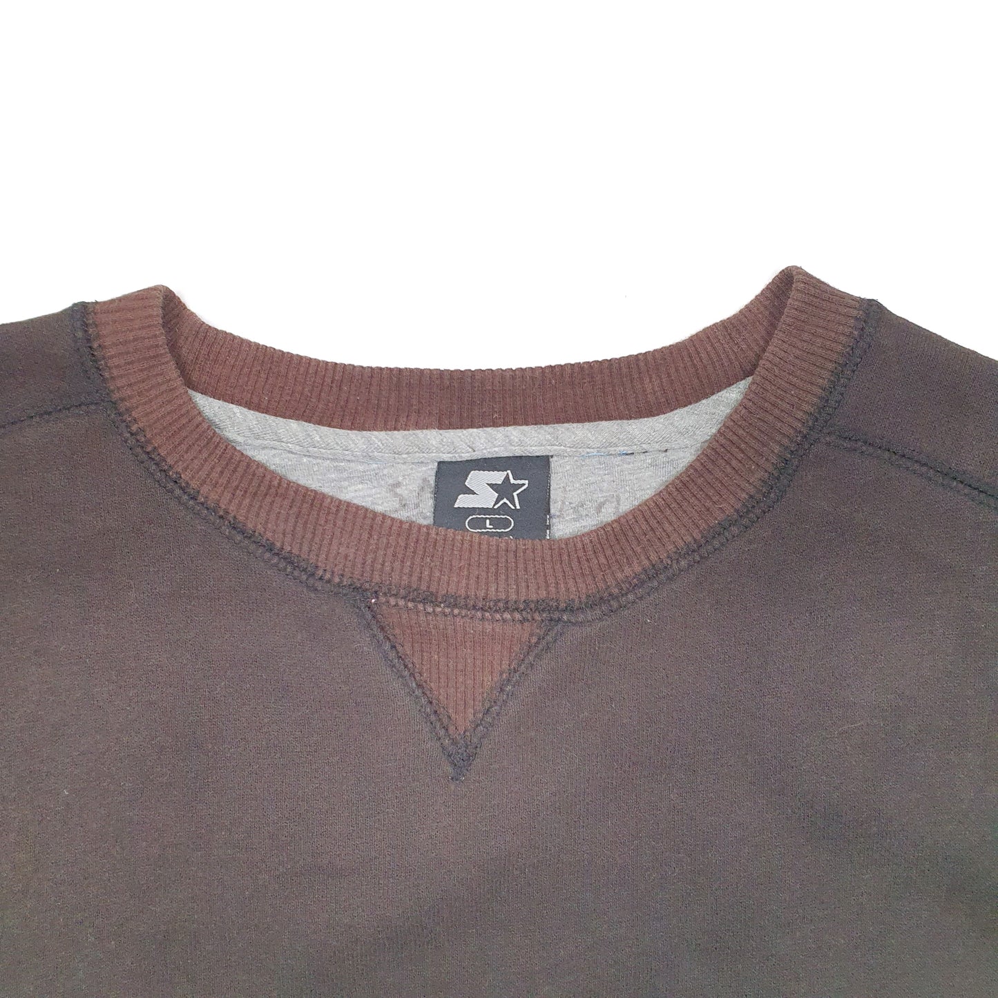 Mens Brown Starter  Crewneck Jumper
