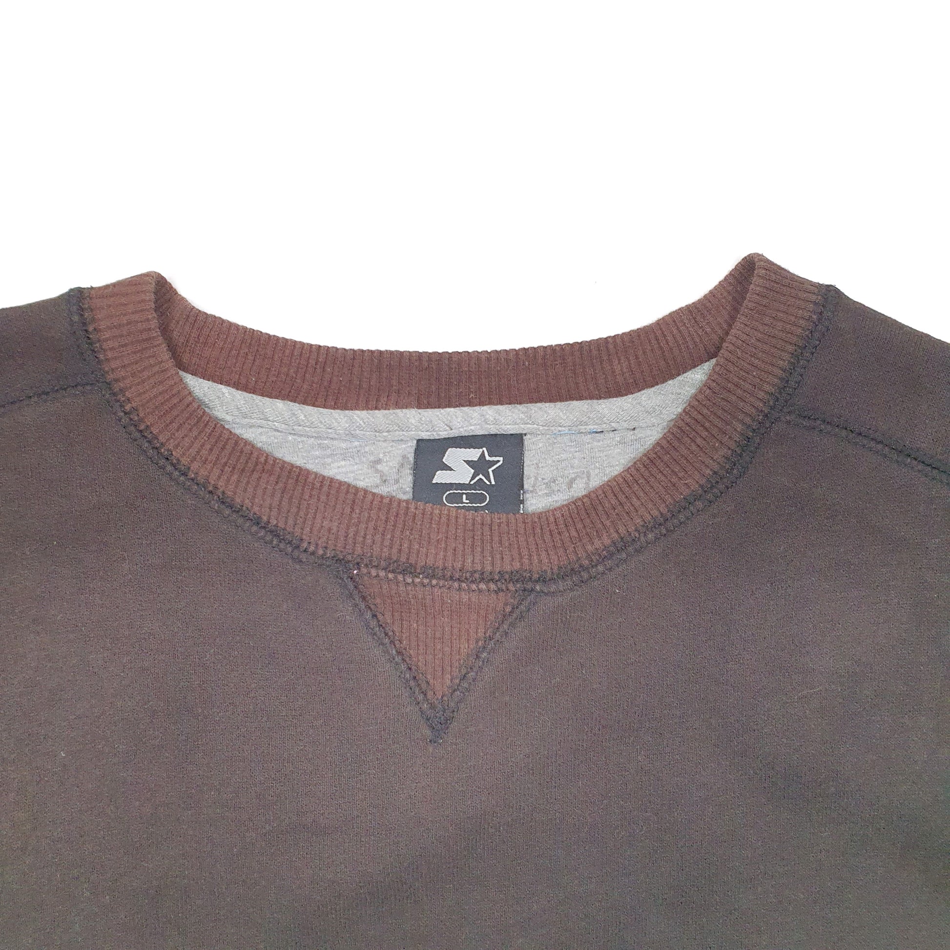 Mens Brown Starter  Crewneck Jumper