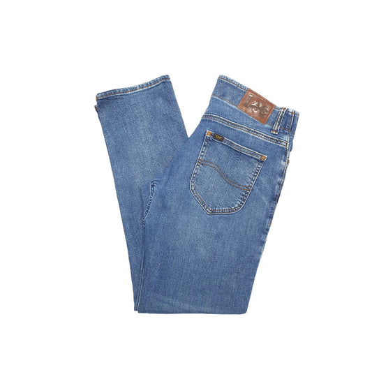 Lee Straight Straight Fit Jeans W30 L29 Blue