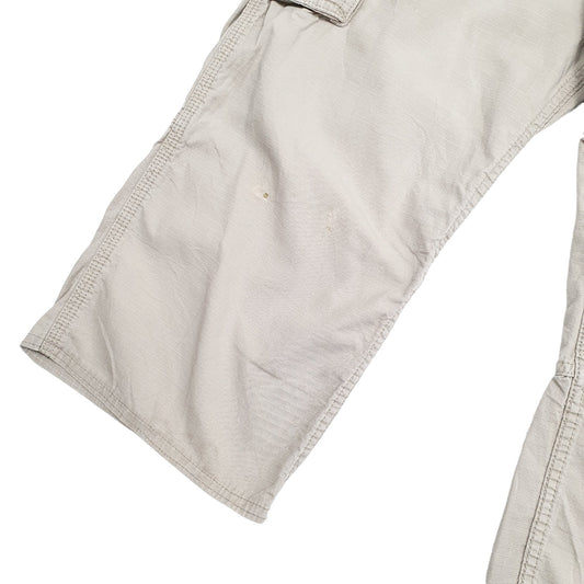 Mens Beige Carhartt  Cargo Trousers