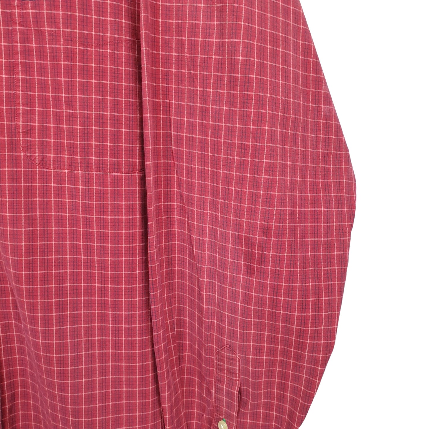 Tommy Hilfiger Long Sleeve Regular Fit Check Shirt Red