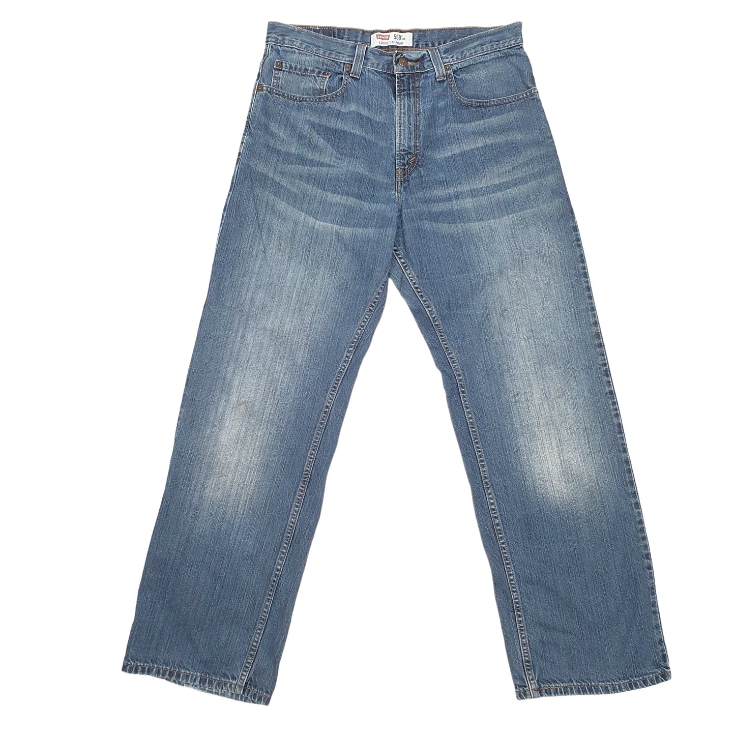 Levis 569 Loose Fit Jeans W33 L33 Blue