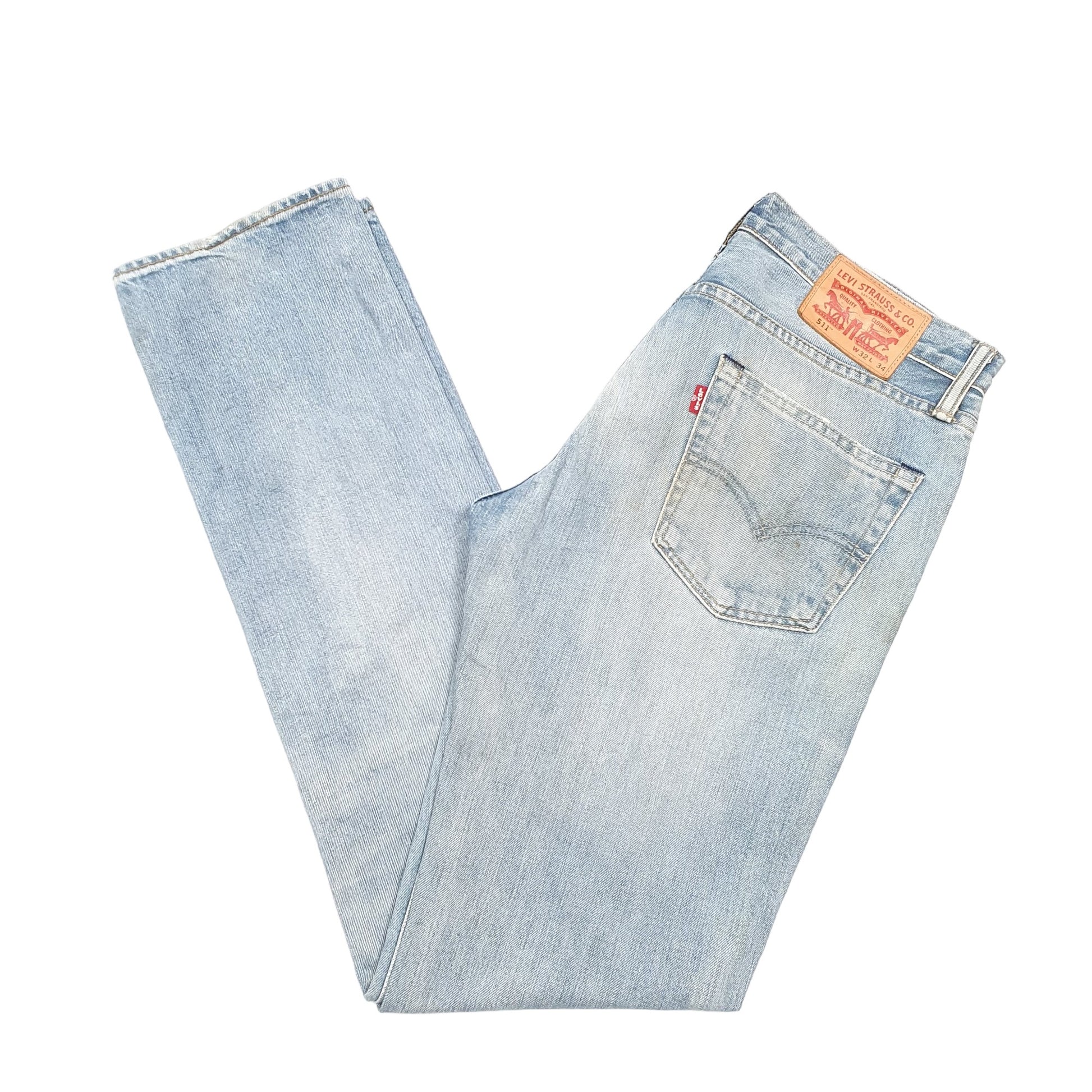 Mens Blue Levis  511 JeansW32 L34