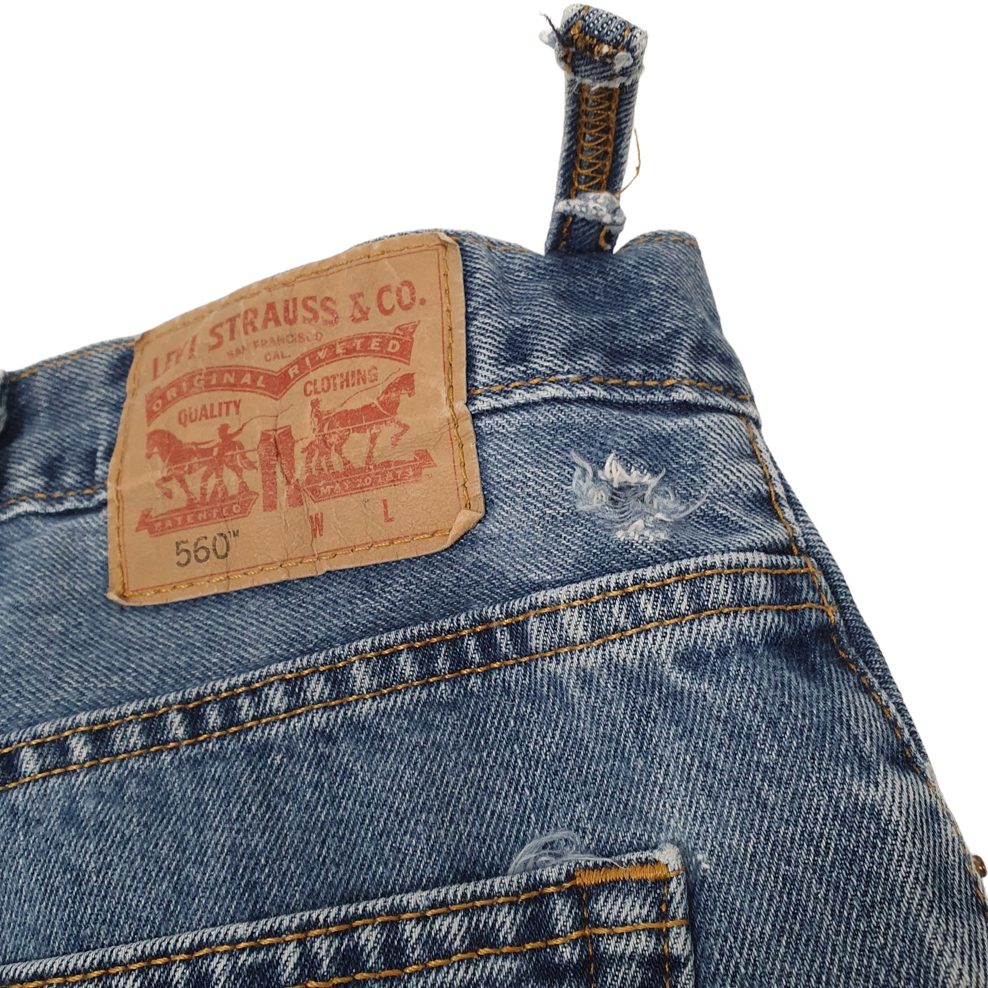 Levis 560 Loose Fit Jeans W48 L29 Blue