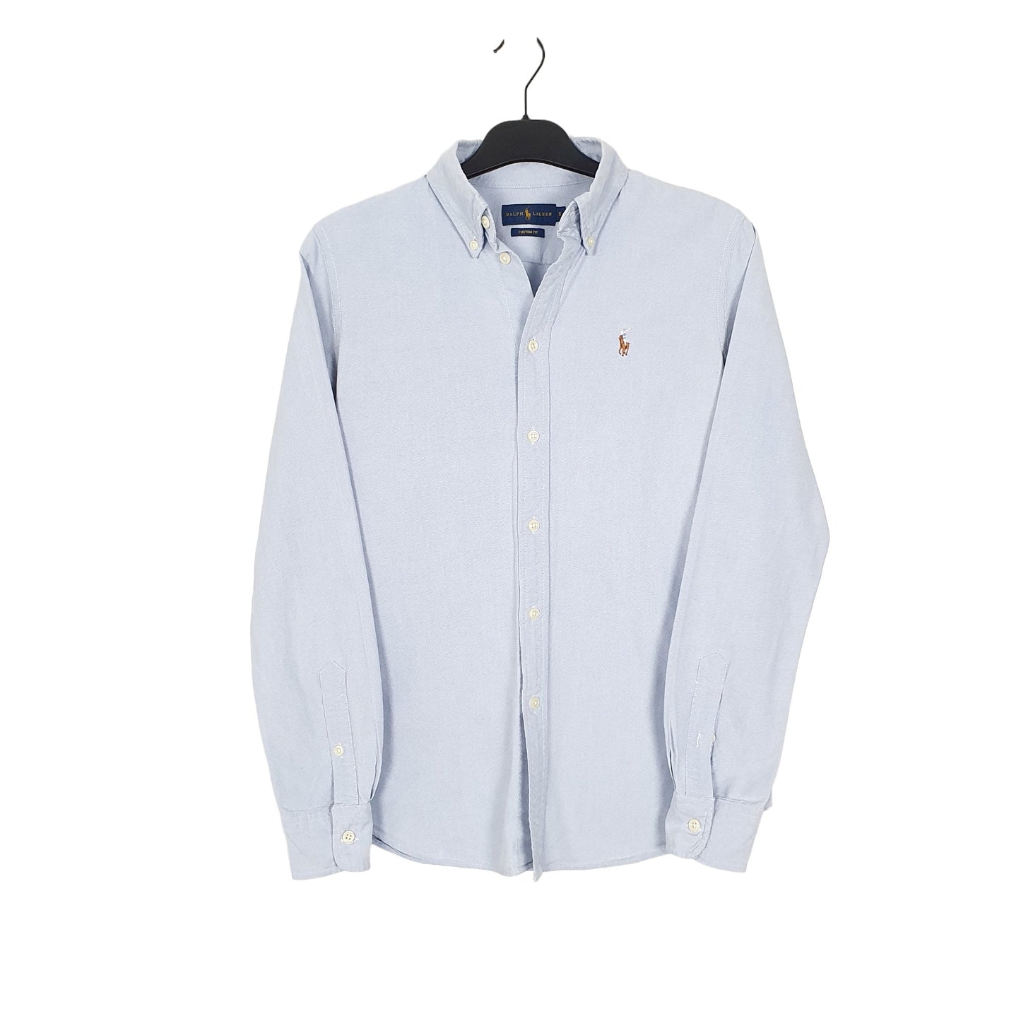 Ralph Lauren Long Sleeve Custom Fit Shirt Blue