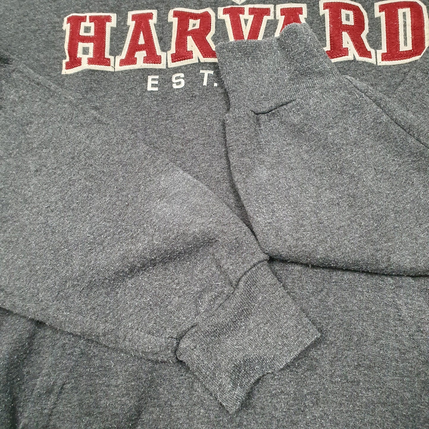 Mens Grey Champion Harvard University Ivy League College USA Hoodie Jumper