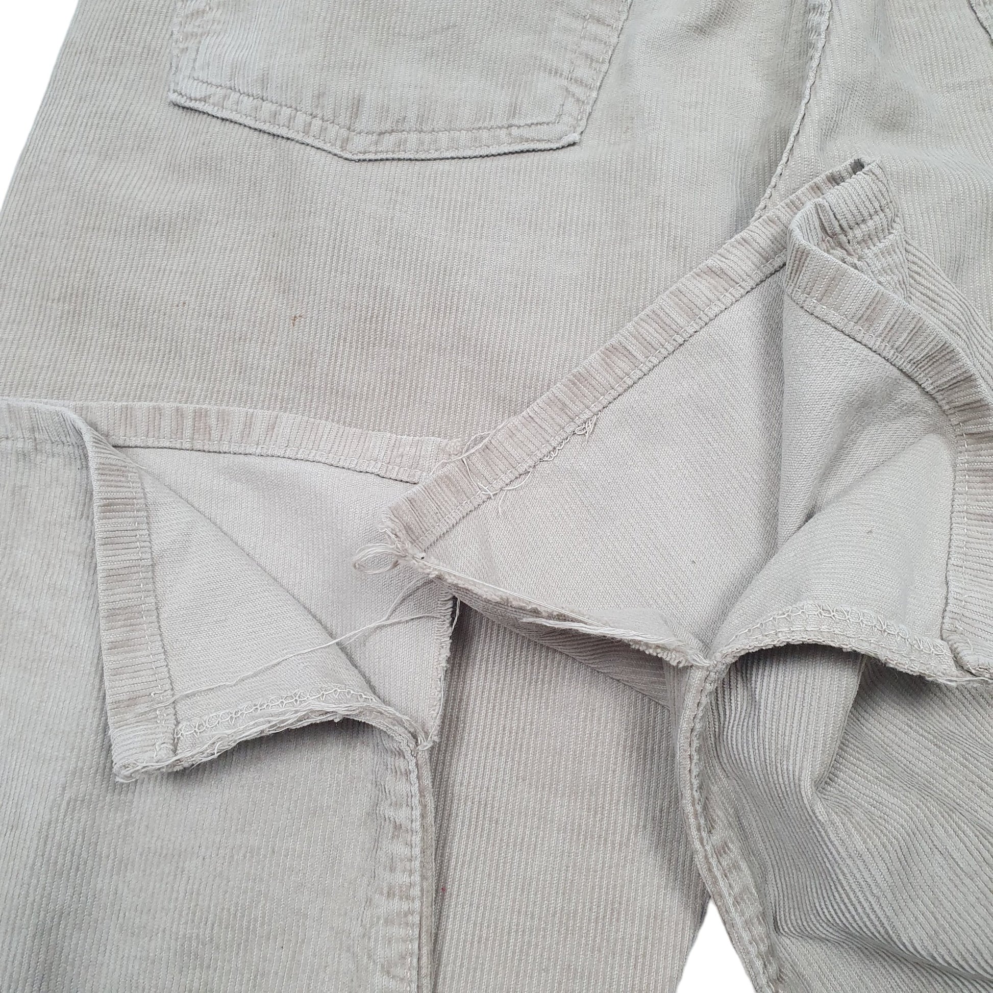 Mens Beige Levis 551 Corduroy Trousers