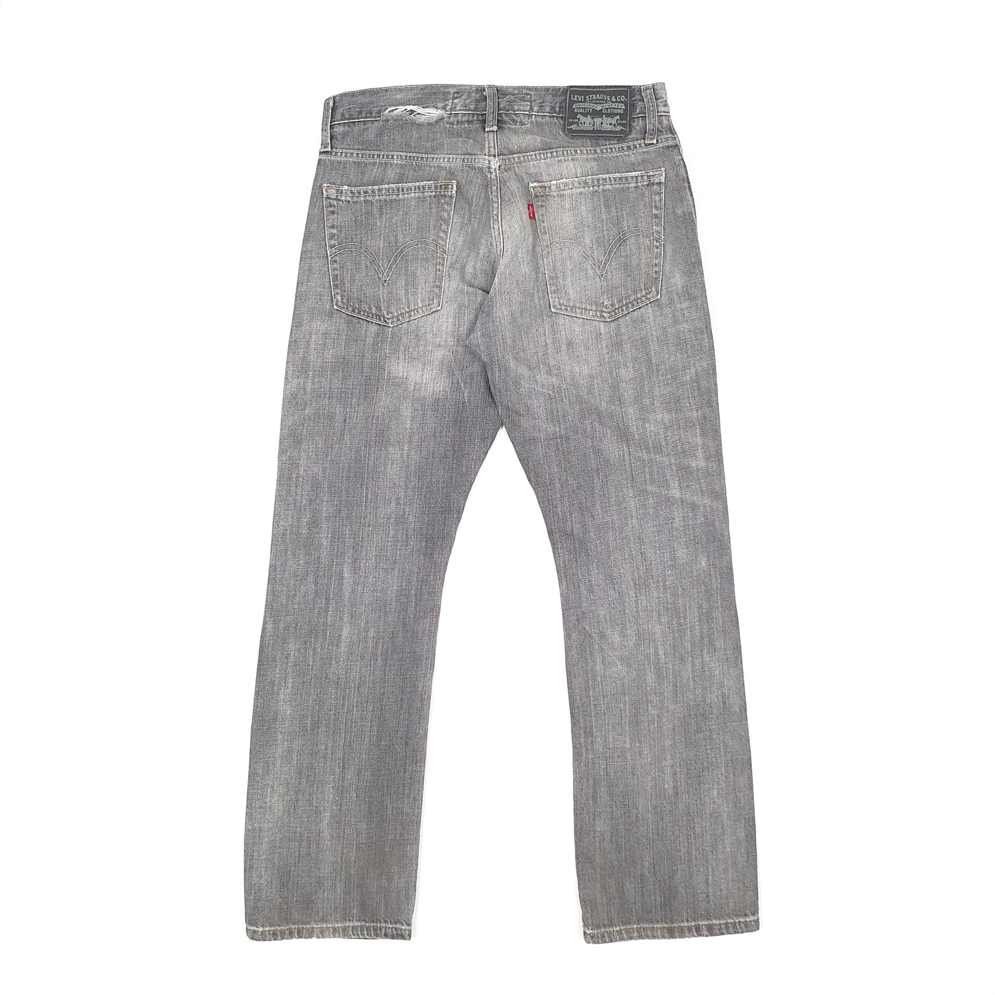 Levis 514 Straight Fit Jeans W32 L30 Grey