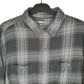 Urban Pipeline Shacket Overshirt Flannel Long Sleeve Regular Fit Check Shirt Grey