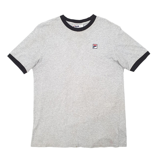 Fila Short Sleeve T Shirt Grey